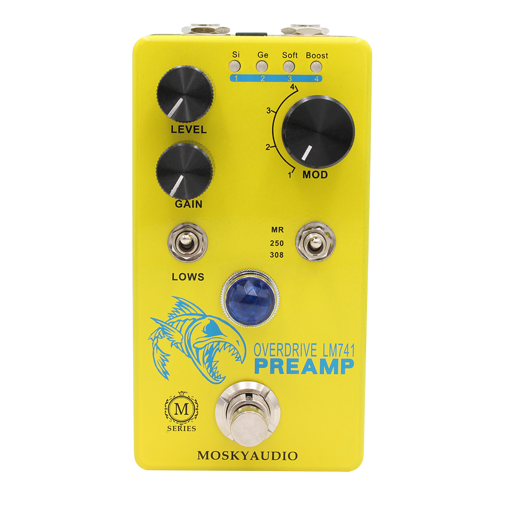 Looper Pedal Guitar - MOSKY LM741 przedwzmacniacz pedał gitary zniekształcenia