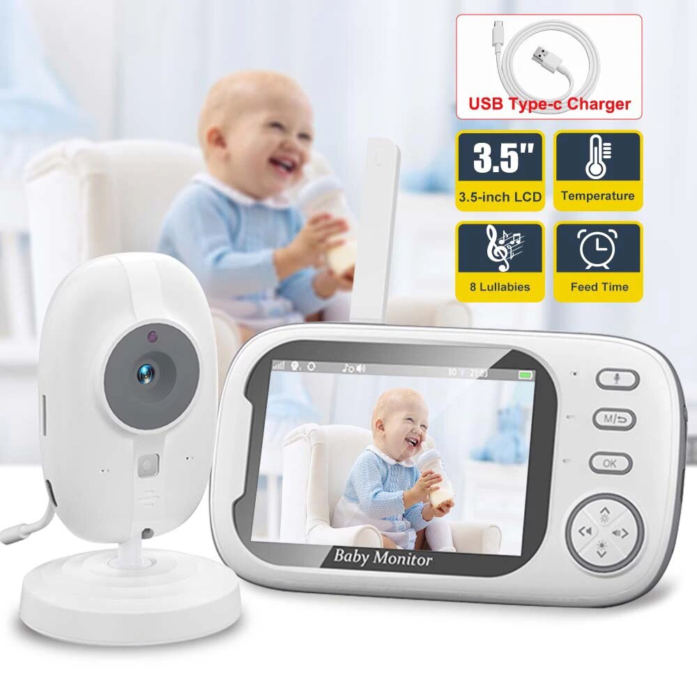 Audio Music Kids - 3,5'' niania wideo 2.4G matka dziecko