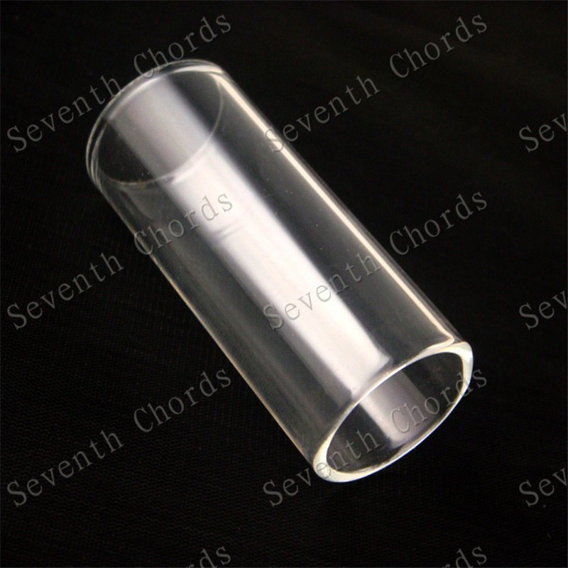 Guitar Slide Tube - 1 sztuk szklane slajdy gitarowe kryształowy
