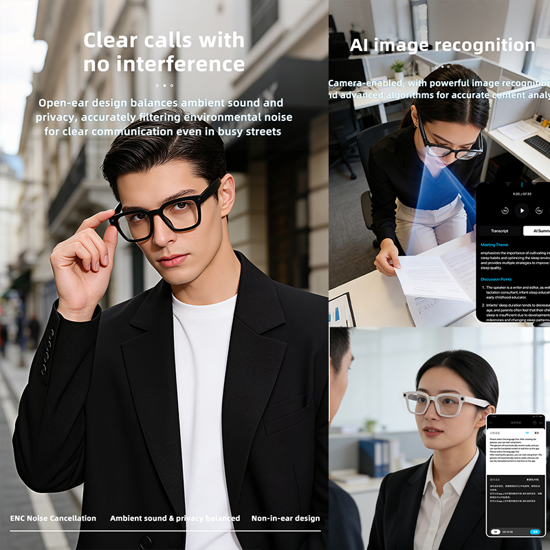 Inteligentne okulary 2026 New  – Audio Music Recognition recenzja i cena