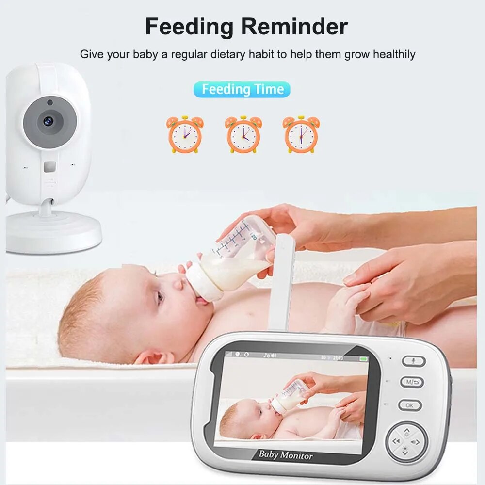 3,5'' niania wideo 2.4G matka  – Audio Music Kids recenzja i cena