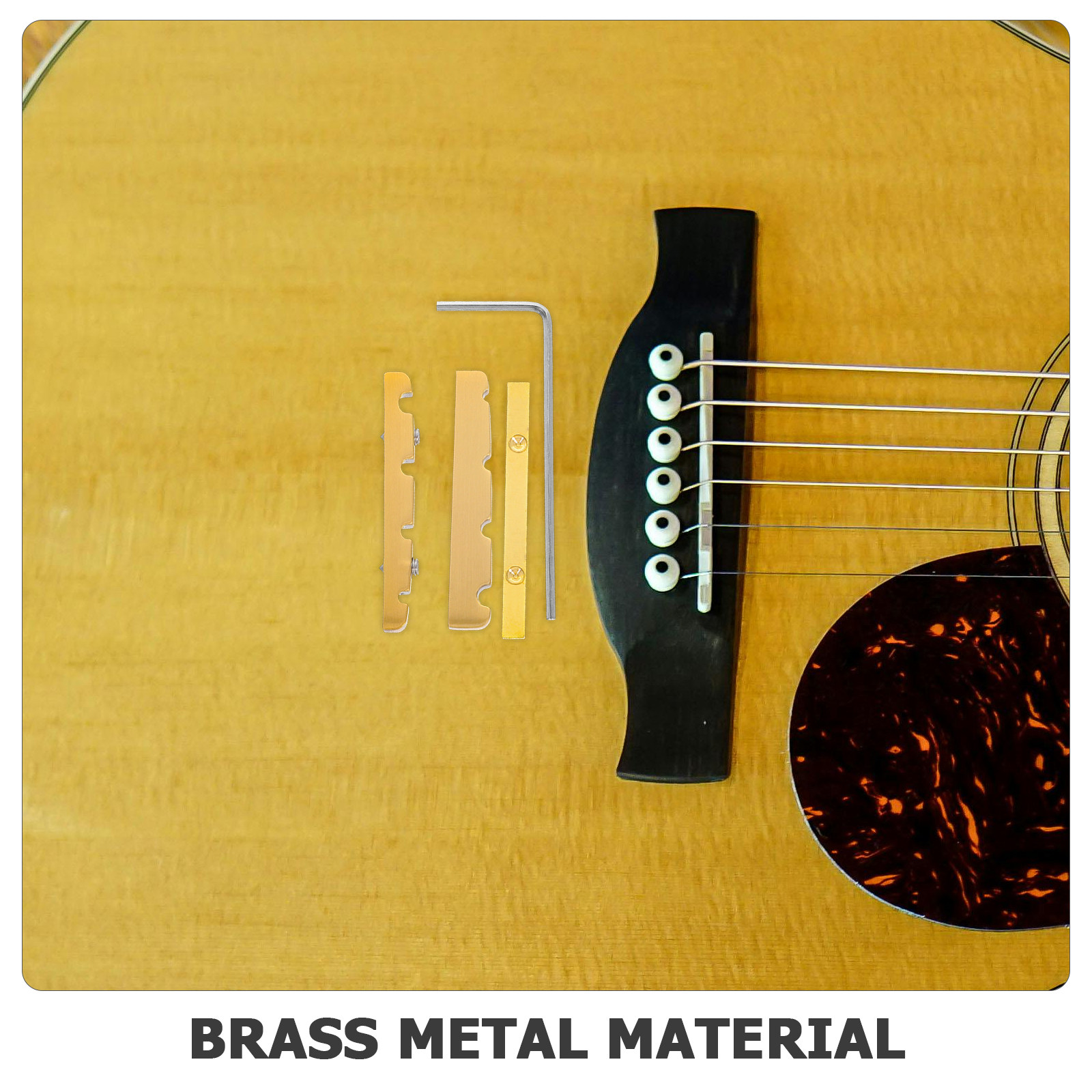 1 Zestaw Mosiężny Nut do Gitar – Bass Guitar Strings recenzja i cena