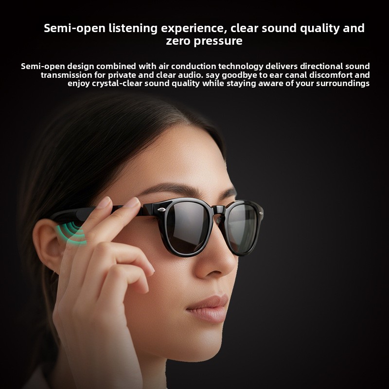 Okulary inteligentne H06 z AI, – Audio Music Recognition recenzja i cena