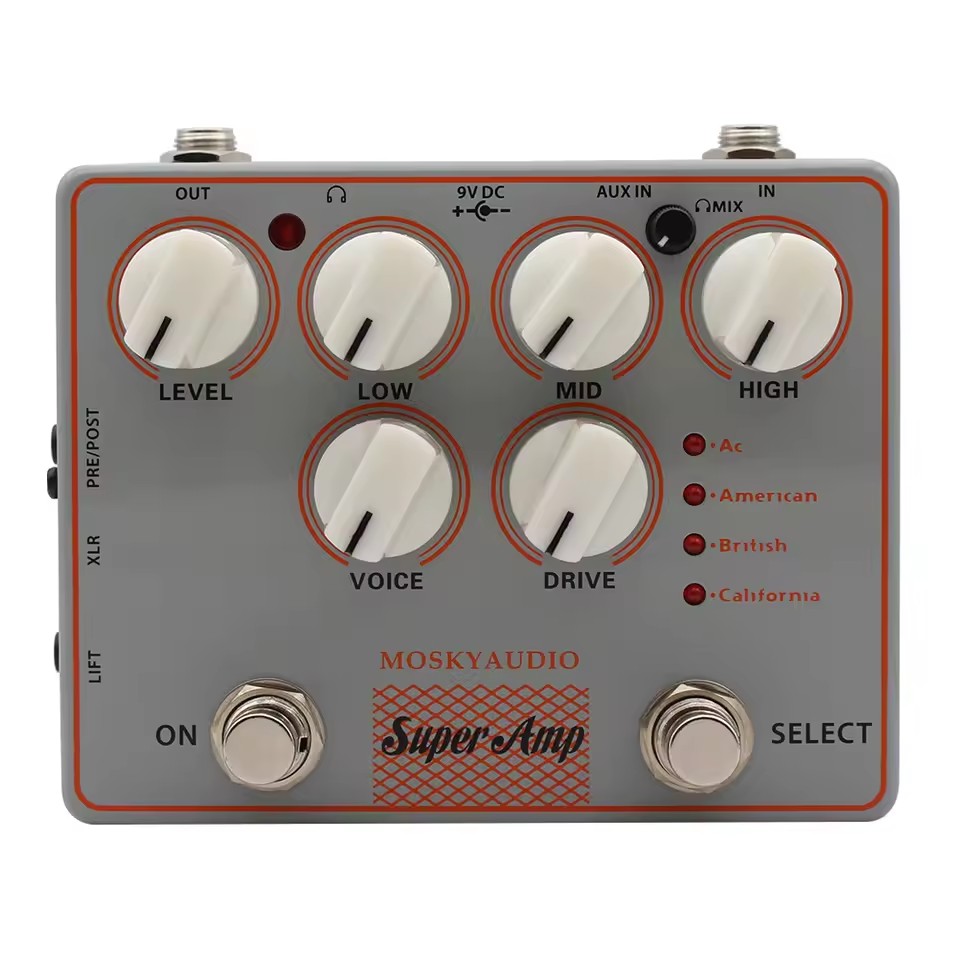 Mosky 4 AMP IN ONE Pedał efekt – Looper Pedal Guitar recenzja i cena