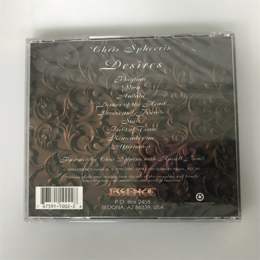CD 'Desires' Chris Spheeris -  – Audio Music For recenzja i cena